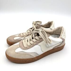 Dolce Vita Notice Lace Up Retro Sneakers Women's Ivory Multi Size US6 EU36